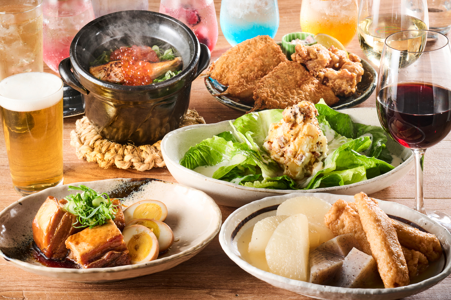 6,000円コース｜お席150分・飲み放題120分